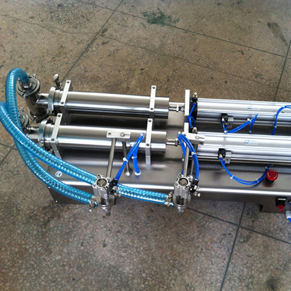 Double Heads Piston Pneumatic Liquid Filling Machine