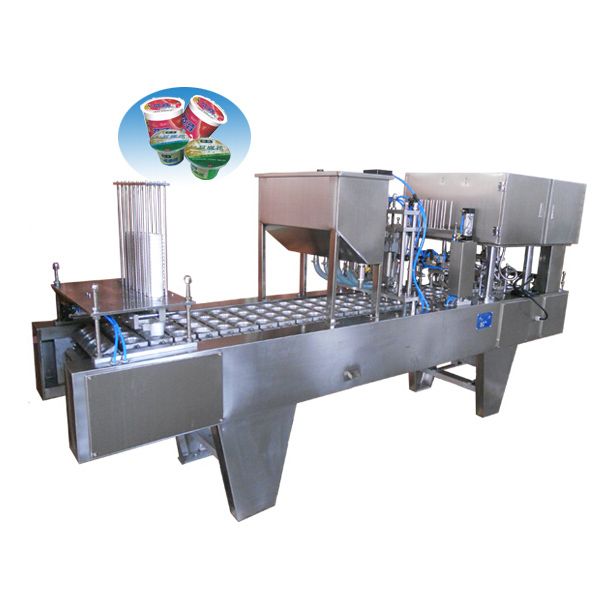 Automatic Plastic Yogurt Cup Filling Sealing Machine