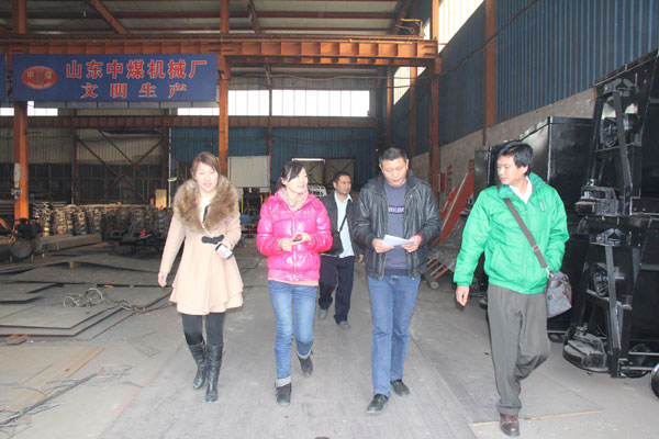 Burma Customers Visited Shandong China Coal Company on Purchasing
