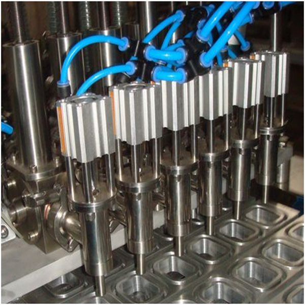 Automatic Plastic Yogurt Cup Filling Sealing Machine