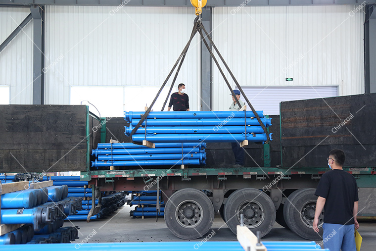 China Coal Group Sent A Batch Mine Single Hydraulic Prop To Gansu And Shanxi